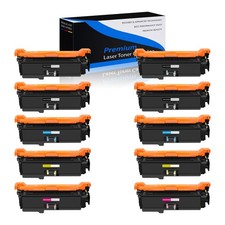 10PK CE250A 504A BK/C/Y/M Toner Set For HP CP3525 CP3525dn CP3525n Printer picture