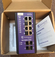Extreme Networks ISW 8GbP 4-SFP Industrial Ethernet PoE+ Switch 16804 picture