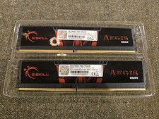 G.SKILL Aegis 16GB (2x8GB) DDR4 2400MHz RAM Kit F4-2400C16D-16GIS picture