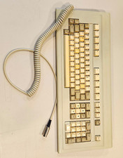 Vintage BTC Keyboard Model N549850 Cream Beige 5-Pin DIN AT Untested AS-IS picture