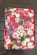 kate spade new york Multicolor Floral Zipper Synthetic Leather iPad Sleeve picture