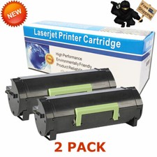 2 PK 60F1000 Toner Cartridge for Lexmark MX310dn MX410de MX510de MX611de Printer picture