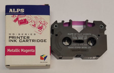 1x ALPS ink cassette ribbon METALLIC magenta 106035-00 for MD series micro dry picture