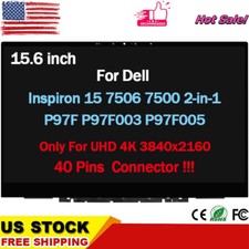 for Dell Inspiron 15 7506 F5X01 0F5X01 UHD 3840x2160 LCD Touch Screen Assembly picture