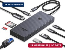 UGREEN Revodok Pro 9 in 1 USB C Hub Gigabit Ethernet Adapter 4K@60Hz HDMI picture