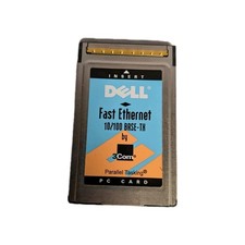 Dell 3Com Fast Ethernet 10/100 BASE-TX PC Card PCMCIA Parallel Tasking... picture