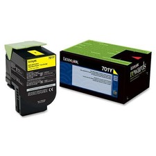 Lexmark Unison 701Y Original Standard Yield Laser Toner Cartridge 70C10Y0 picture