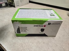 sealed genuine Lexmark 24B7512 Magenta toner cartridge C4342 C4352 picture