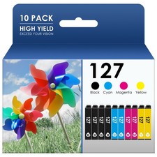127XL 127 Ink Cartridges for Epson WorkForce 633 635 645 WF-3530 WF-3540 WF-7010 picture