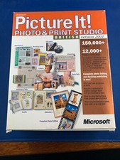Microsoft Picture It Photo Studio British Version 2001 Photo Editing Software picture