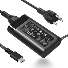 Charger for HP Laptop Computer 65W 45W USB C Fast Power Adapter, New Slim Type C picture