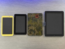 Lot of 3 Vintage/Used Tablets iPad, Galaxy Amazon Fire Parts,Repair, ( As-Is) picture