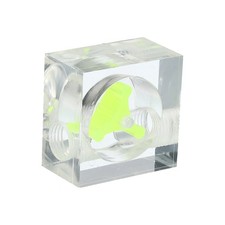 Flow Indicator Acrylic Water Cooling Monitoring Green Square G1/4 picture