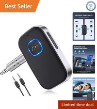 High-Performance Bluetooth Car Adapter with 3.5mm AUX & Dual Device Connectivity picture