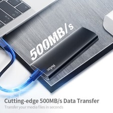 Netac 500GB Portable SSD USB 3.2 Gen2 10Gbps Type-C External Solid State Drive picture