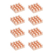 Copper Heatsink 12x12x4mm 8 Pcs Heat Sink Cooler Radiator picture