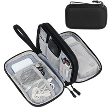 FYY Electronic Organizer, Travel Tech Pouch Bag, 8.3 x 5 x 2.6 inches, Black picture