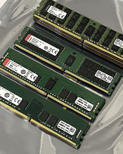 Lot of 12 Kingston 16GB PC4-2133P & PC4-2400T ECC UDIMM Server Ram-KSM24ED8/16ME picture