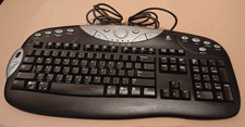 Logitech Elite Keyboard Wired USB Ergonomic Y-BF38 867225-0100-Tested Works 100% picture