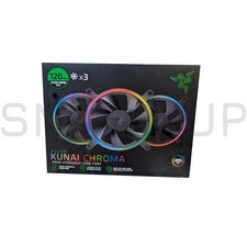 3PCS/New in Box RAZER Kunai Chroma 120mm ARGB PWM Case Fan 2200RPM picture