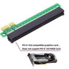 Cablecy PCI-E Express 1x-16x Extender Converter Riser Card Adapter Male-Female picture