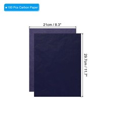 100pcs/box A4 16K Carbon Paper,  Graphite Transfer Tracing Copy Paper Blue ﻿ ﻿ picture