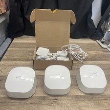 Eero 6+ Plus Dual Band Mesh Wi-Fi 6 Router Set Set of 3 picture