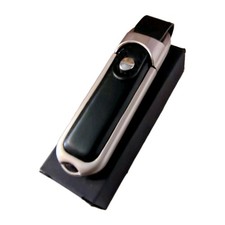 3 Black Leather Metal Trim Keychain Lightweight Pulse Secure USB Flash Drive 4GB picture