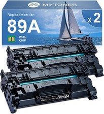 2PK 89X CF289X Black Toner w/ Chip for HP LaserJet Enterprise M507 M528 10K Yiel picture