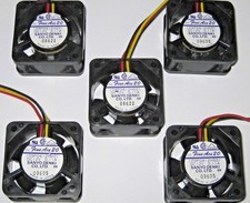 5 X Sanyo Denki 40mm DC 12V 0.11A Fan Fine Ace 20 8CFM 6