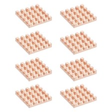 8 Pcs Copper Heatsink 13x13x2mm, Heat Sink Cooler Radiator for picture