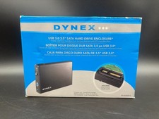 Dynex DX-HD303513 ~ Aluminum USB 3.0 3.5” SATA Hard Drive Enclosure picture