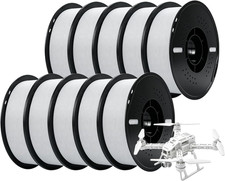 10Kg White PLA plus Filament Bundle 1.75Mm picture