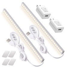 DWEPTU 2Pack LED Under Cabinet Lighting Dimmable 2PACK, White picture