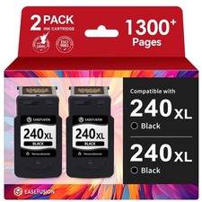 EaseFusion 240XL Replacement Canon 240XL Black Ink Cartridge PG-240 PG-240 Black picture