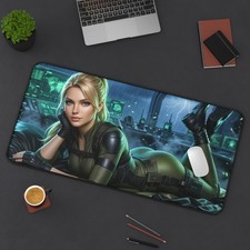Sonya Mortal Kombat XXL Gaming Desk Mat Mouse Pad Gamer Setup picture