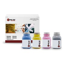 4Pk LTS 125A CMYK Toner Refill Kit Compatible for HP LaserJet CP1210 CP1215 picture