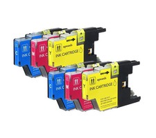 6 Pack Compatible Brother LC-71 LC-75 Color Ink Cartridges for inkjet printers picture