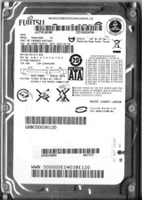 Fujitsu MHW2120BH 120GB Sata Hard Drive P/N: CA06820-B327000T F/W: 00000012 picture