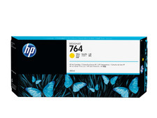 HP 764 300-ml Yellow DesignJet Ink Cartridge, C1Q15A picture