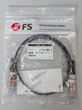 **Lot of 10** FS 100G QSFP28 Passive DAC Twinax Cable 1m New Sealed picture