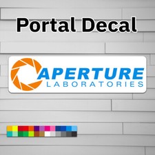 Aperture Laboratories Vinyl Decal (Sticker, Car laptop window tumbler water bott picture