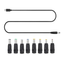 1m/3.3ft 20V USB C to DC PD Adapter with 8 Connector Tips picture