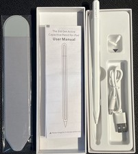 Coostart Stylus Pen 3rd Gen Active Capacitive Pencil For iPad +2 Tips & Case NIB picture