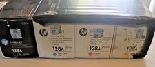 4-Pack New Sealed Genuine HP 128A Black / Cyan / Yellow / Magenta Toner Set OEM picture
