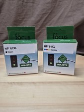 NEW Focus HP 61XL Tri Color Ink & Black Ink Cartridges USA Hewlett Packard picture