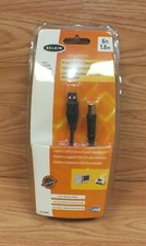 Genuine Belkin Hi-Speed USB 2.0 A Male / B Male 6ft 1.8mm Cable  picture