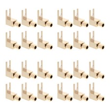 Corrosion Resistant Gold Copper Banana Spade Adapter for Amplifiers picture