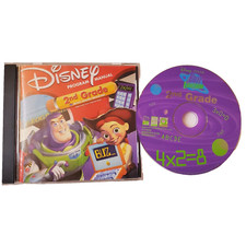 Vtg Disney Pixar Buzz Lightyear CD ROM 2nd Grade Win Mac Homeschooling Y2k picture