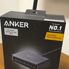 Anker Prime 200W 6-Port GaN Desktop Charger 4 USB-C 2 USB-A Black picture